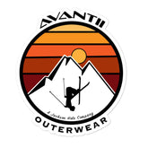 The Free Skier Sticker | Avantii Outerwear
