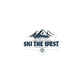 Ski the West Sticker | Avantii Outerwear